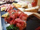 朝食バイキング生ハム&チーズ