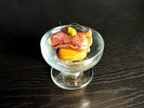 <<舞茸と牛生ハムの塩煮芋>>2025春の前菜。令和風の塩煮芋(野沢の郷土料理をアレンジ)