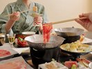 *【お食事イメージ】色鮮やかな小鉢や和牛しゃぶしゃぶをご堪能ください
