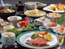 *【お食事例】<料理長おすすめ>山形牛ステーキ!旬の食材を贅沢に使用