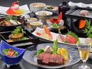 *【お食事例】米沢牛ステーキプラン♪料理長厳選の食材とともにお楽しみください♪