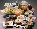 味覚プラン 鯛のしゃぶしゃぶ会席(料理の一例)