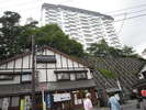 西の河原通りからみた当館