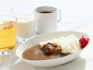 朝食バイキングでお楽しみいただけるカレー。朝からしっかり食べたい方にもおすすめです。