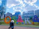 ワンちゃんと遊ぶのに人気のてんしば★お散歩するだけでなく、一緒に楽しめるコンテンツが多数ございます♪