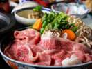 【但馬牛すき焼き】但馬牛を関西風のすき焼きでご賞味ください。