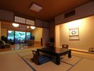 椿館【渓月】和室にリビングが併設した特別室がございます。