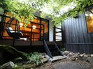 椿館【渓月】専用の中庭が付いています