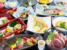 冬季限定 ボタンの小鍋付き四季会席