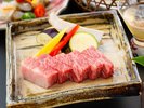 特撰会席 一例 メインは姫路和牛のステーキです