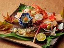 特撰四季会席 焼八寸(秋)※9月〜11月の一例となります。予告なく変更する場合がございます。