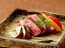 特撰四季会席 姫路和牛ステーキ※9月〜11月の一例となります。予告なく変更する場合がございます。