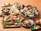 特撰四季会席 (秋の一例)※画像造りは二名分※9月〜11月の一例予告なく変更する場合がございます。