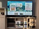 デラックスルームのテレビは、50インチで大きな画面を皆様でお楽しみ頂けます。