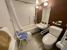 バリアフリーツインのユニットバスです。