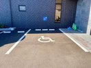 身障者駐車場も1台分ご用意しております。