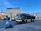 信州中野駅からは各所にバスも運行しています。