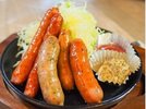 夕食レストラン「和み」のメニュー〜ソーセージ盛り合わせ〜
