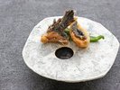 秋の和洋折衷 オコゼの唐揚げ