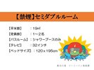 ◆セミダブルルーム概要