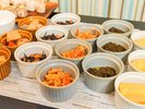 【朝食】和食の小鉢は日替わりで