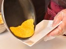 【朝食】大人気のふわふわオムレツは目の前でお作りします