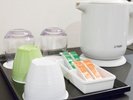 【客室備品】お茶セット・電気ケトル
