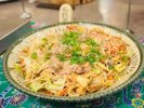 【朝食ビュッフェ】くるま麩のチャンプルー。沖縄料理をたっぷり味わえる朝食ビュッフェとして人気!