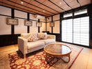 本館母屋2階「椿山」でゆったり過ごす落ち着いた和洋室