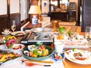 【ご夕食】自然の恵みをいただくお料理の数々