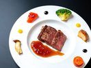 【ご夕食】噛むほど旨みが広がる上州牛のやわらかなステーキ