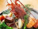 【ご夕食一例】房総の海の恵みを活かした創作料理(季節により異なります)