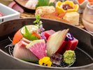 【夕食】2025年秋 木暮会席膳の一例(お料理内容は変更になる事がございます。)
