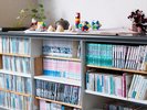 漫画、書籍コーナー お部屋でもご覧頂けます。