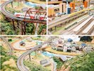 竹亭より徒歩6分「てつどう模型館&レトロおもちゃ館」圧巻のNゲージジオラマやプラレールで遊べます♪