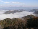 竹亭より車10分「大山展望台」11月〜1月、早朝よく冷え込んだ晴れた日に雲海がご覧になれます。