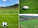 竹亭より車で5分「美作ラグビー・サッカー場」本格的な天然芝を備えたスポーツ施設です。