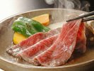 岡山和牛の焼きしゃぶ(お肉の甘みがジュワッと広がります)