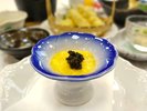 ◆チョウザメ膳でご提供する一品〜スクランブルキャビア/美深産のキャビアをぜひご賞味ください