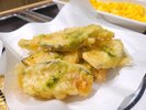 おばんざい和朝食|かぼちゃの天ぷら 抹茶塩を添えて ※日替わり※