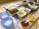 おばんざい和朝食|出汁ドレッシング・野菜ドレッシングの2種をご用意 ※日替わり※
