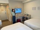 心地よい雰囲気の客室でゆっくりとお寛ぎください。