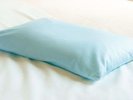 【貸出枕・数量限定】青色枕・・そば殻のようなパイプ枕は高めがお好みの男性に大人気♪