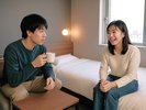 会話も盛り上がるくつろぎのお部屋です※使用感イメージ