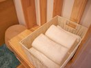 タオル類も十分にご用意