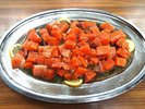 【夕食バイキング】ゴロゴロ贅沢なぶつ切りサーモンのさっぱりマリネ!