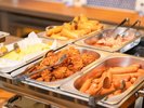 岩手県名物を使用した和洋40種類の朝食バイキング