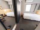 2部屋を中の扉で行き来できるお部屋です