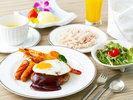 【夕食/キッズメニュー】エビフライやハンバーグなど、お子様が好きなメニューが満載!いっぱい食べてね♪