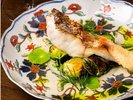 その日一番の魚を。淡路島の海を中心に、旬の素材を吟味して調理し、ご提供。